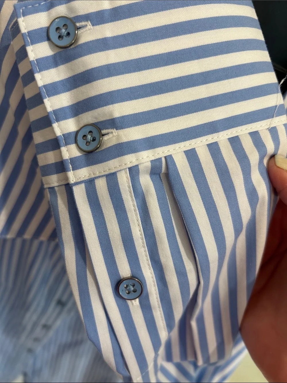 CAbi Dress Up Shirt In Ocean Stripe Style Number 6706